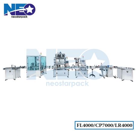 Soy Sauce Filling and Capping and Labeling Packaging Line (Food and Medical Products Filling and Capping Line) - Soy Sauce Filling and Capping and Labeling Packaging Line